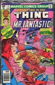 Marvel Two-in-One #71 (1981) Mister Fantastic [Key Issue]