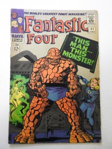 Fantastic Four #51 (1966) VG/FN Condition! moisture stain
