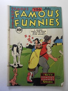 Famous Funnies #156 (1947) GD/VG Condition pencil bc and interior bc