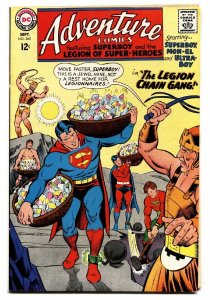 ADVENTURE COMICS #360 comic book 1967-MINING COVER-SUPERBOY-LEGION