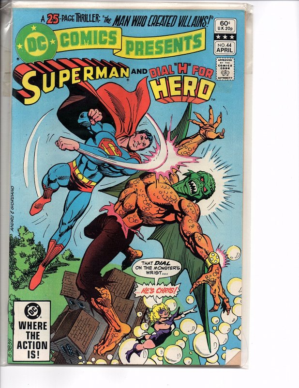 DC Comics Presents #44 Superman and Dial H for Hero VF