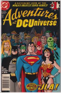 Adventures in the DC Universe #1 (1997) Justice League NEWSSTAND EDITION