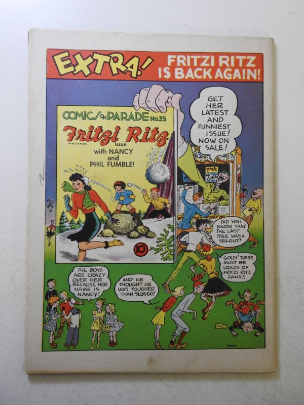 Sparkler Comics #7 (1942) FN- Condition! stain bc