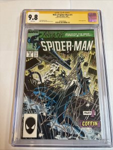 Web of Spider-Man (1987) # 31 (CGC 9.8 SS) Signed Bob McLeod