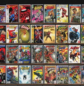 Huge Lot 150+ Comics with Action Comics, The Flash, Sgt. Rock, Gunfire & More!
