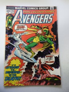 The Avengers #116 (1973) VG- Condition rusty staples