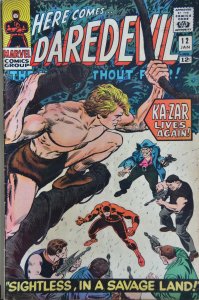 Daredevil #12 (1966) 5.0 Key Book! Kazar Lives Again!!