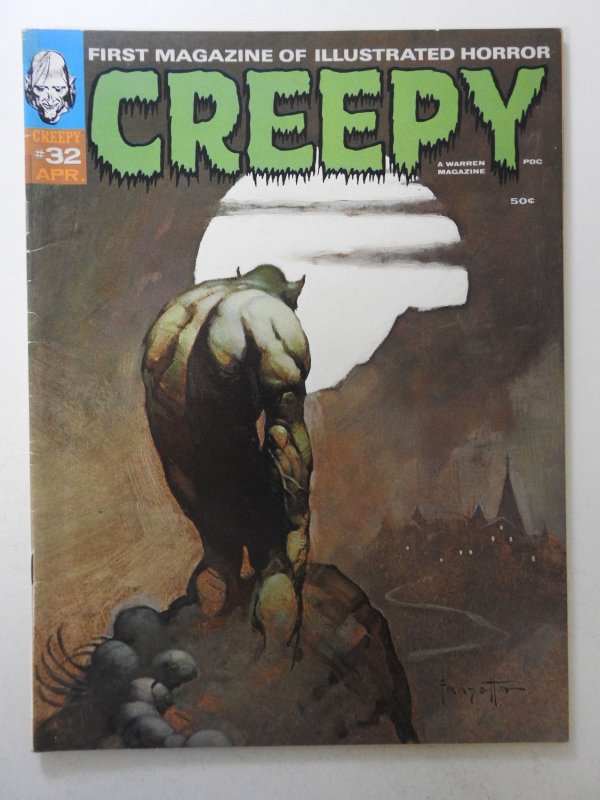 Creepy #32 (1970) Frazetta Cover! Sharp VG+ Condition!