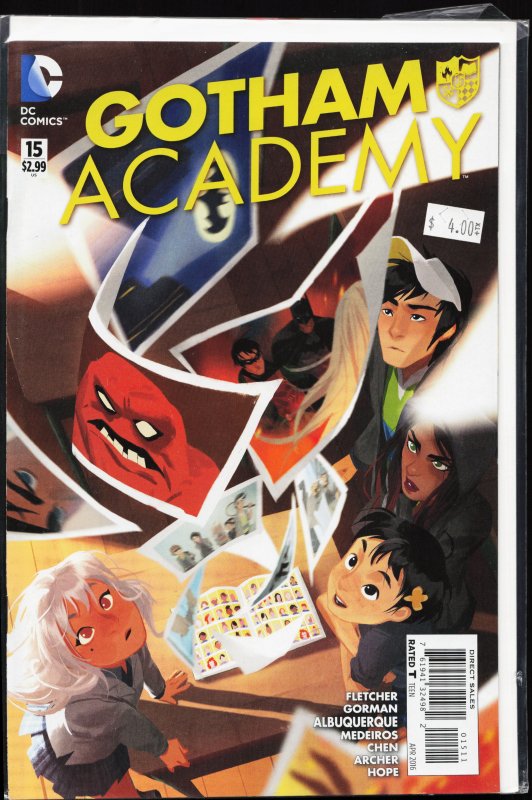 Gotham Academy #15 (2016) Maps Mizoguchi