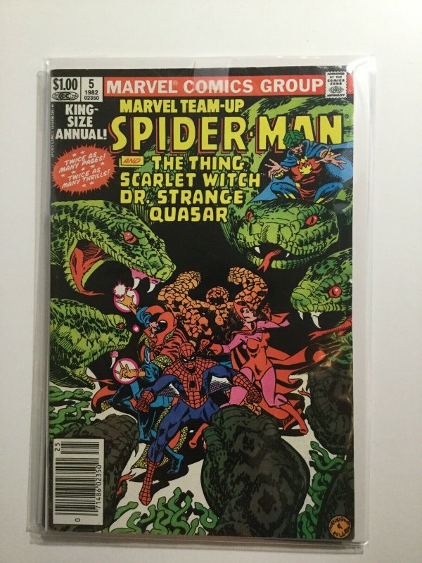 Marvel Team-up Annual 5 6 Near Mint- Nm- 9.2 Marvel