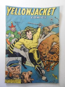 Yellowjacket Comics #10 (1946) GD Condition pencil fc