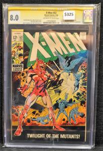 X-Men #52 CGC 8.0 SS Stan Lee