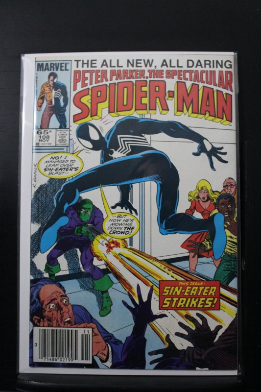 The Spectacular Spider-Man #108 Newsstand Edition (1985)