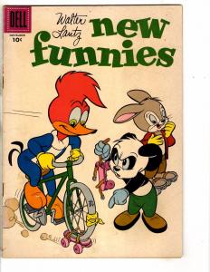 Walter Lantz New Funnies # 249 VG 1957 Dell Comic Book Woody Woodpecker J275