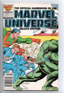 Official Handbook of the Marvel Universe Deluxe Edition #15 (Marvel, 1987) FN-