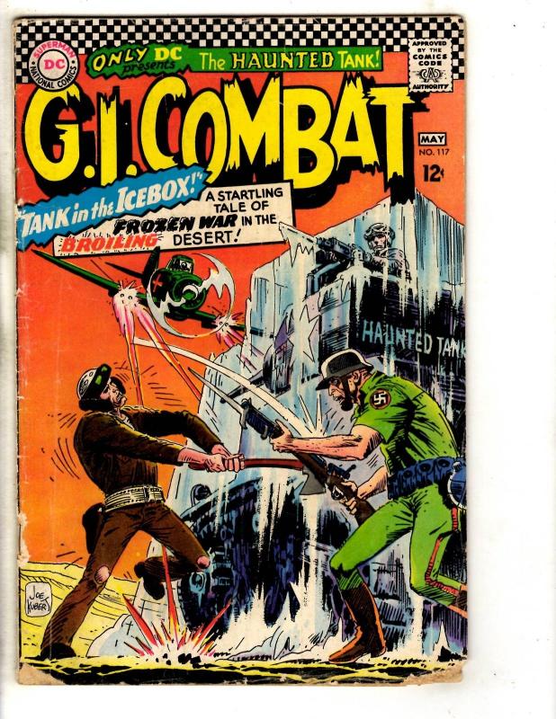 G.I. Combat # 117 VG- DC Comic Book War Army Navy Maries Silver Age FH2