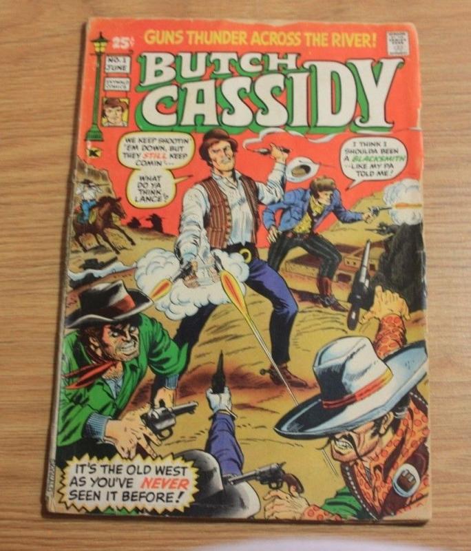 Butch Cassidy comic  #1 (Jun 1971, Skywald) western 