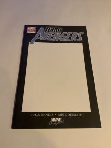 Dark Avengers 1 Blank Variant Near Mint Nm Marvel