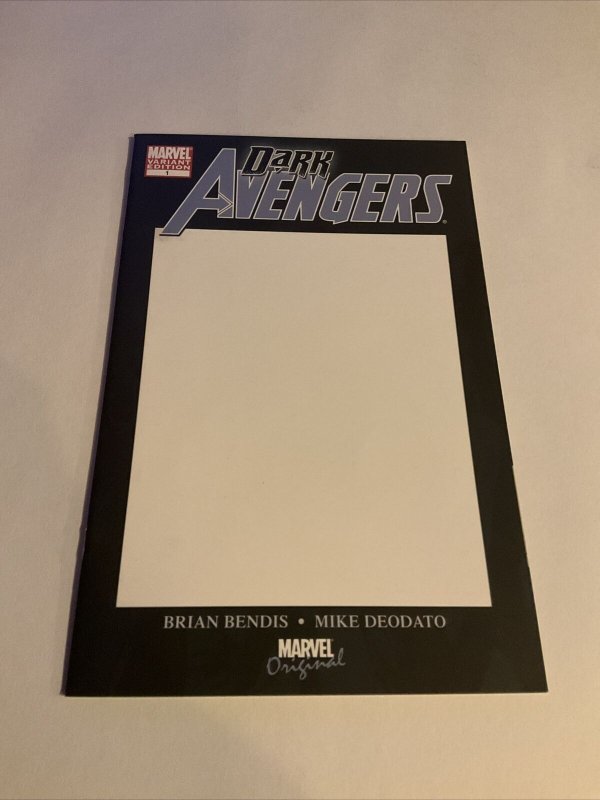 Dark Avengers 1 Blank Variant Near Mint Nm Marvel