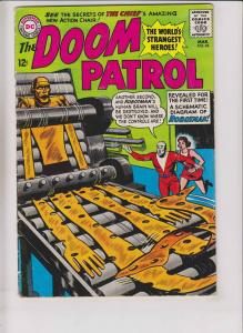 Doom Patrol #94 VG/FN march 1965 - robotman schematic diagram issue - silver age