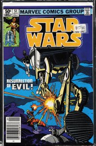 Star Wars #51 Newsstand Edition (1981) Star Wars