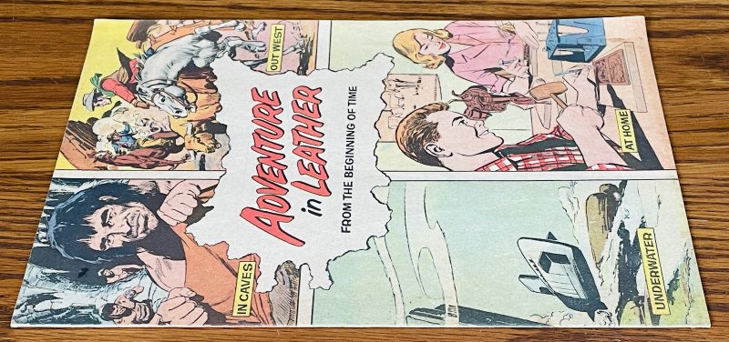 ADVENTURE IN LEATHER 1961 NEAL ADAMS ART TANDY GIVEAWAY PROMO PROMOTIONAL