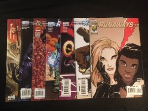 RUNAWAYS Vol. 3 #2, 3, 4, 5, 6, 7, 10 VF Condition