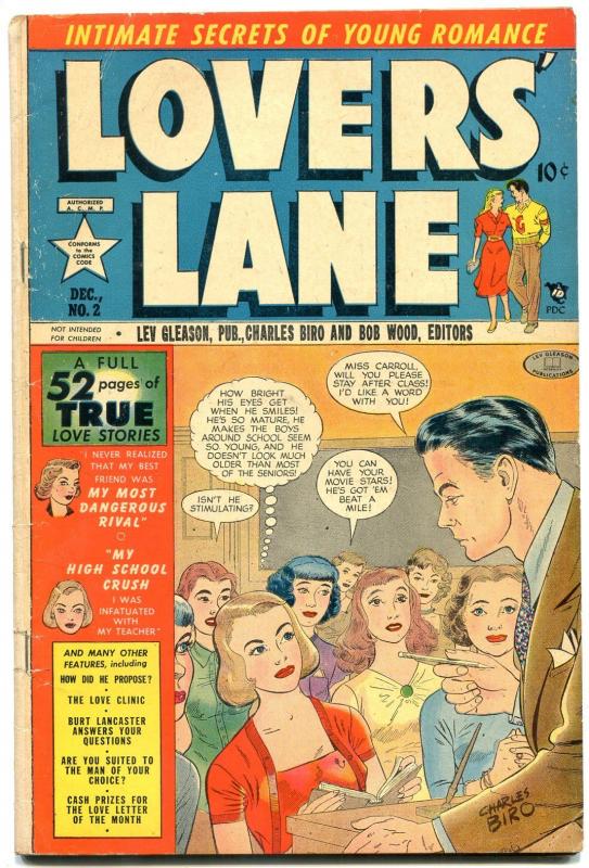 Lovers' Lane #2 1949- Golden Age Romance- George Tuska VG/F