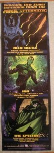 INFINITE CRISIS AFTERMATH Promo poster, 11x34, Unused, more Promos in store, GL