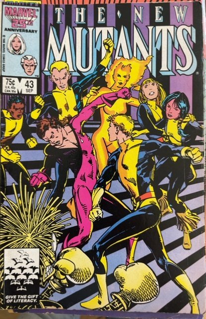 The New Mutants #43 Direct Edition (1986) New Mutants 