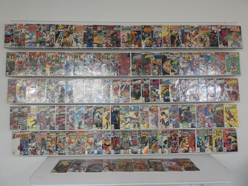 Huge Lot 120+ Comics W/ Daredevil, Fantastic Four, Thor +More! Avg VG/FN Cond!