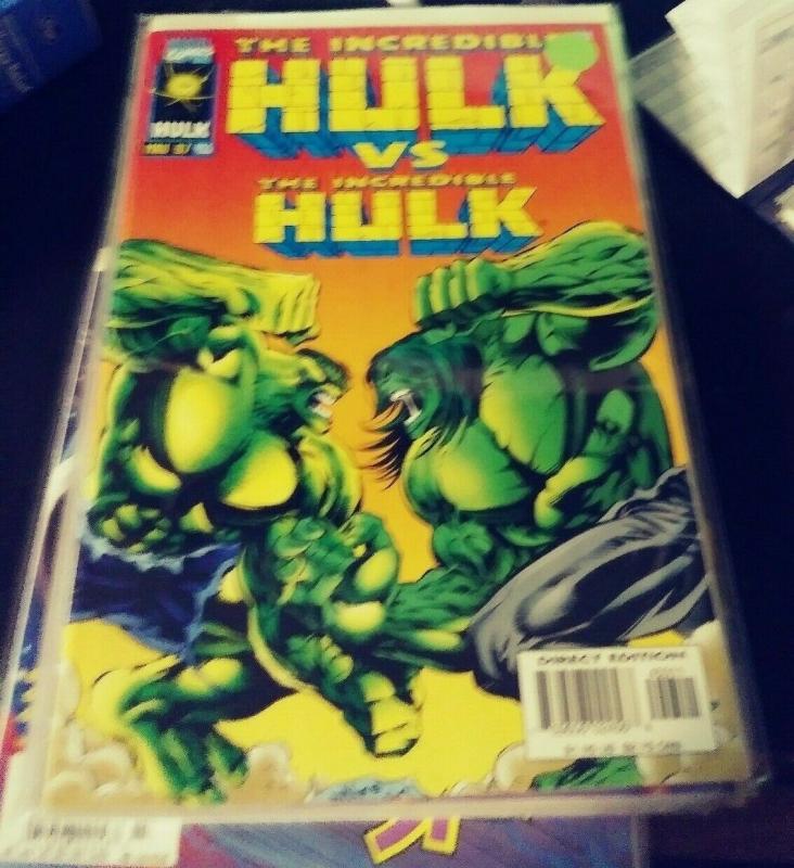 Incredible Hulk  # 453  (mAY  1997 , Marvel) HULK  VS HULK  +HULK ISLAND PT 3