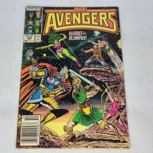 Avengers 284 Marvel 1987 Newsstand 4.0 VG Captain America Namor She Hulk Thor