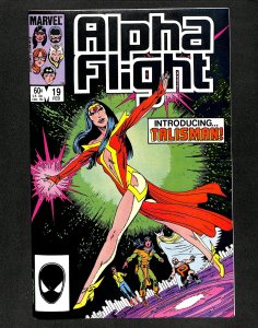 Alpha Flight #19 1st Puck!  1st Marina Marvel!