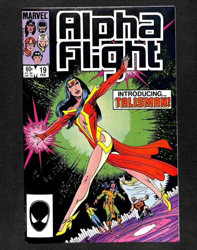 Alpha Flight #19 1st Puck!  1st Marina Marvel!