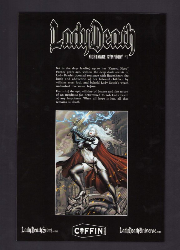 Lady Death: Nightmare Symphony LTD Kickstarter Naughty Edition PFC (2018) 9.2 ob