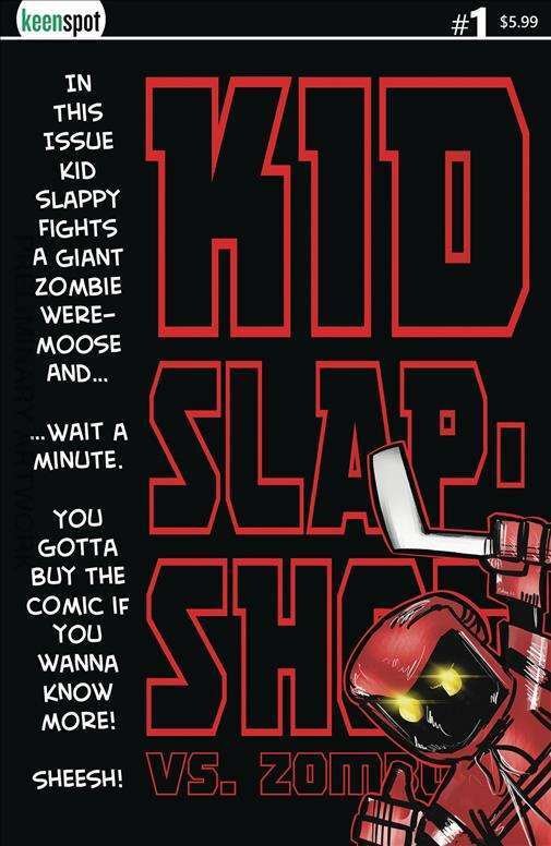 Kid Slapshot Vs. Zomboni #1D VF/NM ; Keenspot | 3 Limited to 260