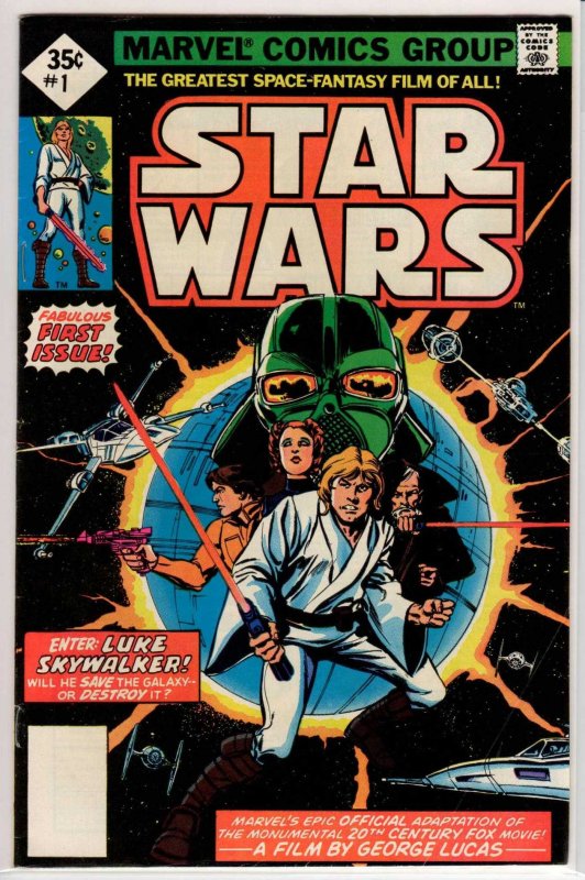 Star Wars #1 Third Print Cover (1977) 6.5 FN+