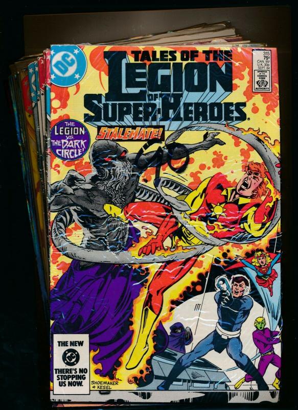 DC LOT OF 12-LEGION OF SUPER-HEROES#315-319,321-322,288-289,324,325,327 (PF367) 