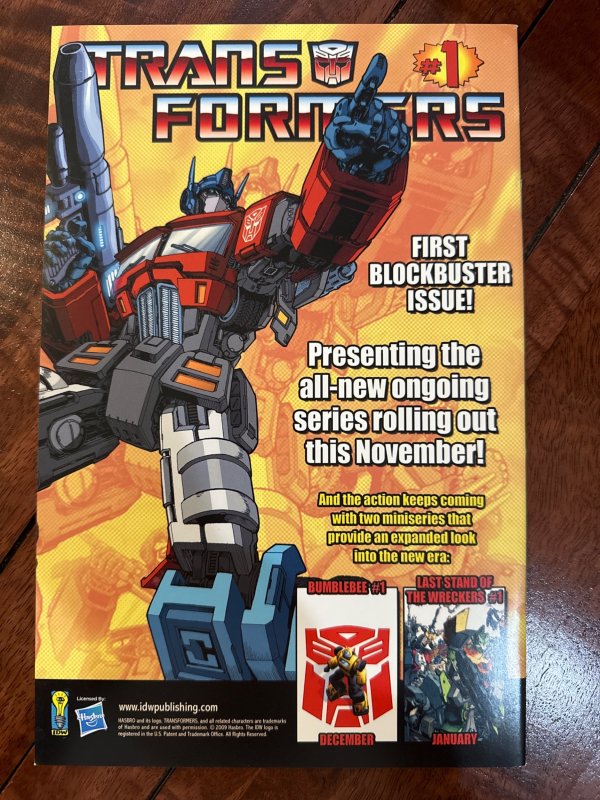 Transformers: Tales of the Fallen #3 Cover B (2009)