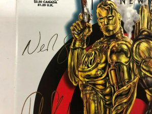 MR HERO (Neil Gaiman's)  9 November 1995 Tekno Comics SIGNED by everybody