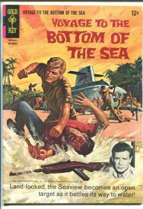 VOYAGE TO THE BOTTOM OF THE SEA #6 1966-GOLD KEY-TV-BASEHART-HEDISON-fn/vf 