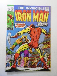 Iron Man #30 (1970) FN Condition! rust bottom staple