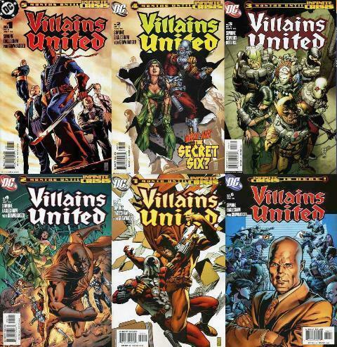 VILLAINS UNITED (2005) 1-6  COMPLETE! COMICS BOOK