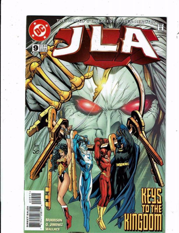 9 JLA DC Comic Books # 4 5 7 8 9 16 17 18 25 Justice League Batman Flash RC5