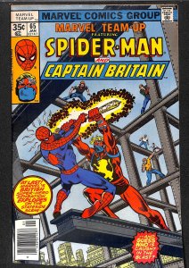 Marvel Team-up #65 FN 6.0 1st US Captain Britain!