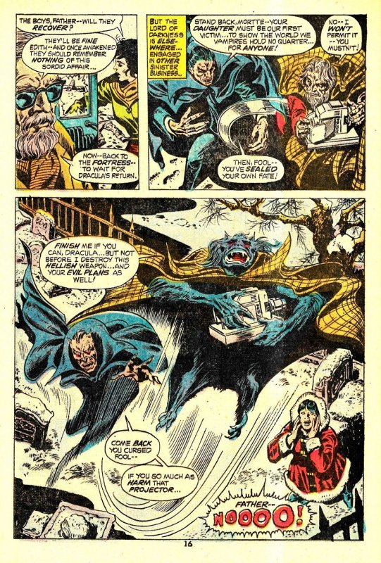 TOMB OF DRACULA #8 (1973) 8.0 VF Marv Wolfman!  Gene Colan!  Demonic Kids!!