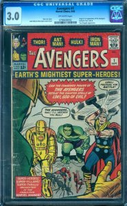 Avengers 1 CGC 3.0