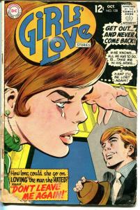 Girls' Love Stories  #138 1968-DC-Corvette Stingray-lingerie panels-fashion-P/FR