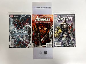 3 Avengers Marvel Comic Books # 16 17 18 Spiderman Ironman Defenders 108 JS19